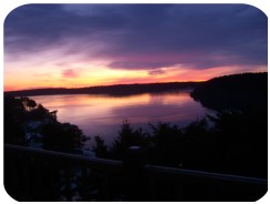 Kodiak Channel View B and B - Sunrise