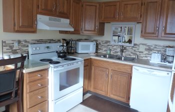 Channel View Apartment Kitchen